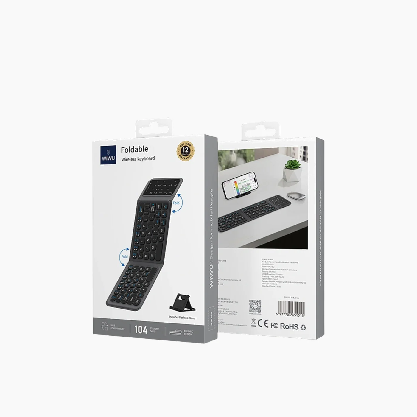 WiWU FMK-05 Foldable Wireless Keyboard - Image 7