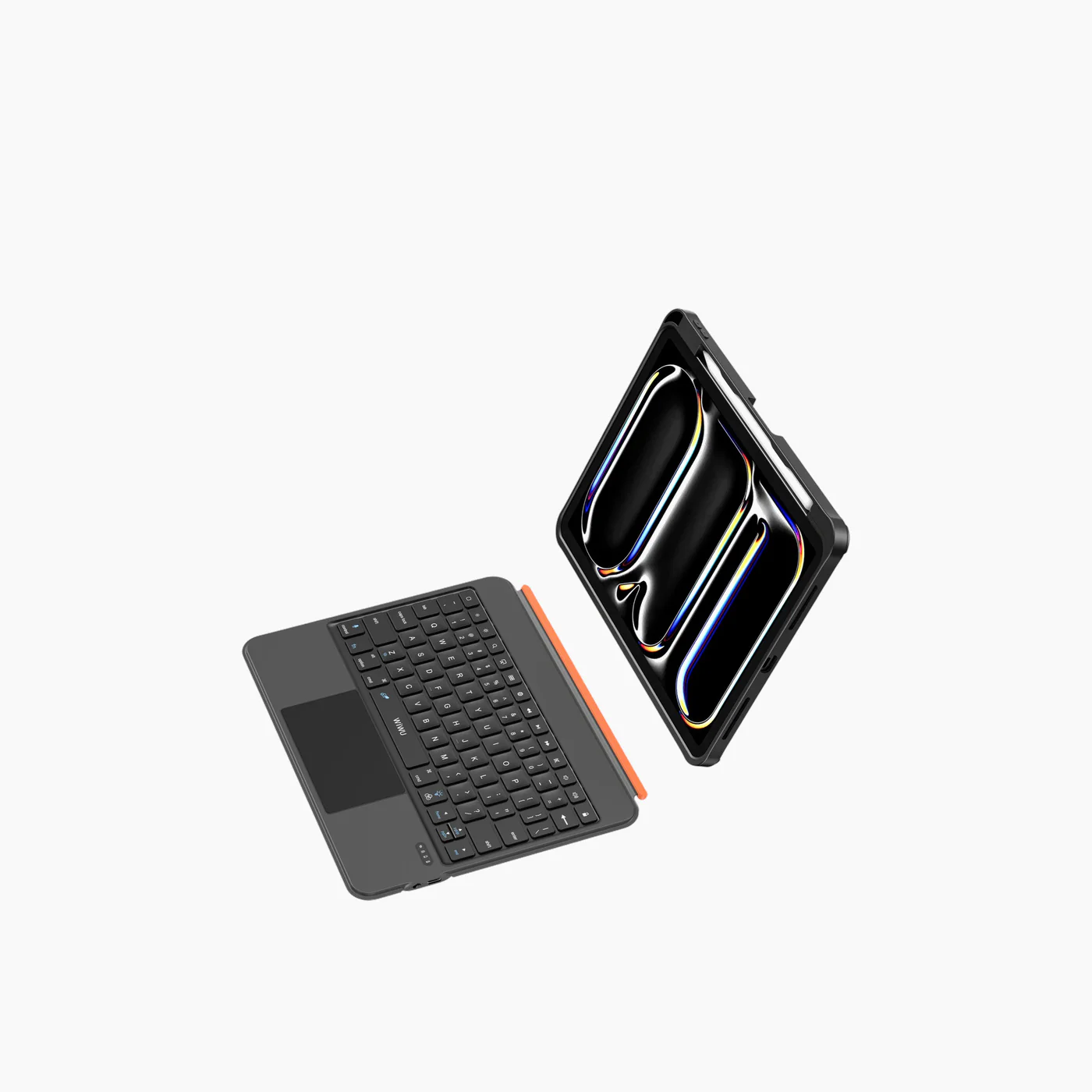 WiWU MK-007 Combo Pro 360° Rotating Detachable Keyboard (Arabic+English) - Image 5