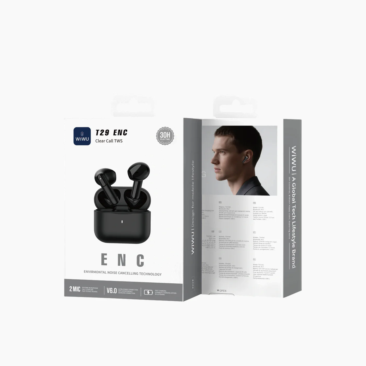 WiWU T29 TWS Earbuds - Image 6