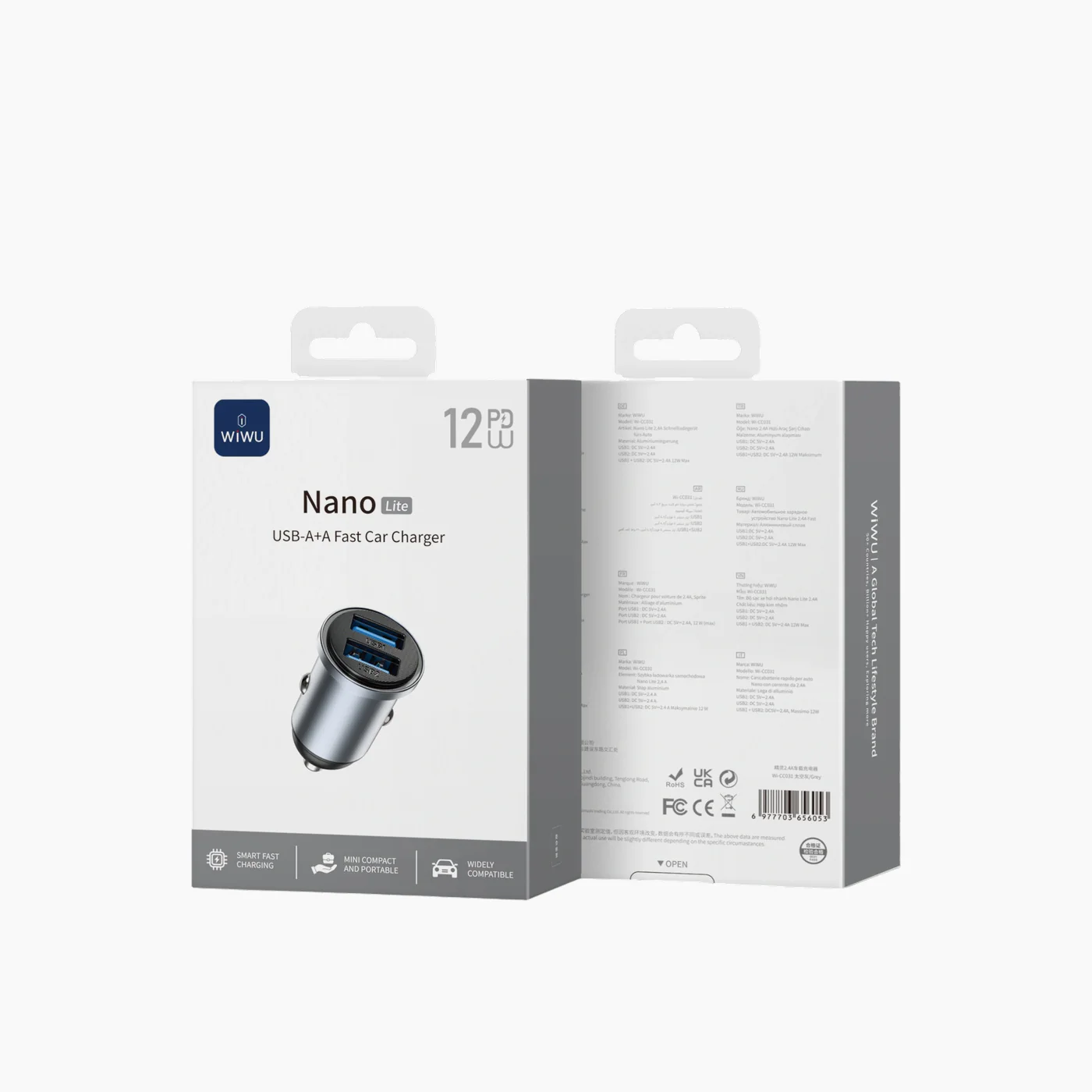 WiWU Wi-CC031 Nano Lite 2A Fast Car Charger (12W) - Image 6