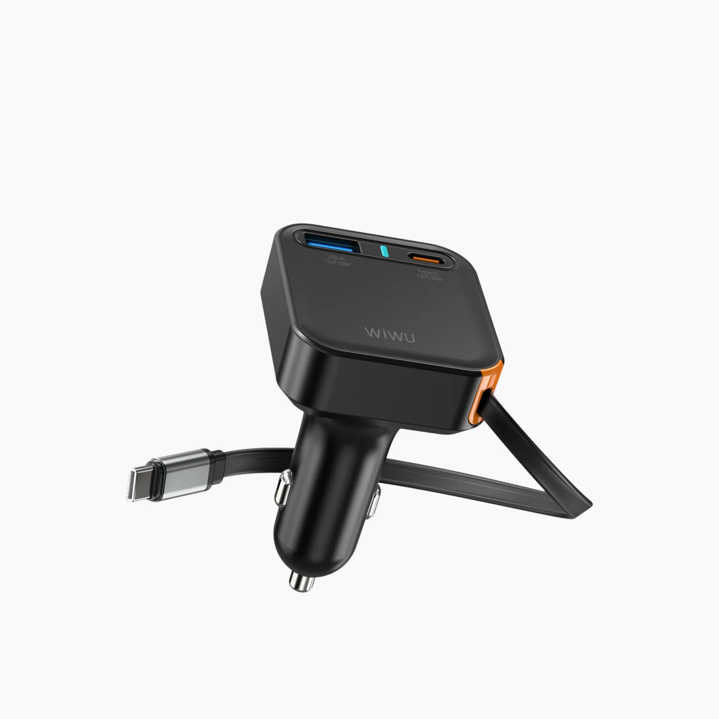 WiWU Wi-CC033 Helix A+C Fast Car Charger (65W) - Image 2