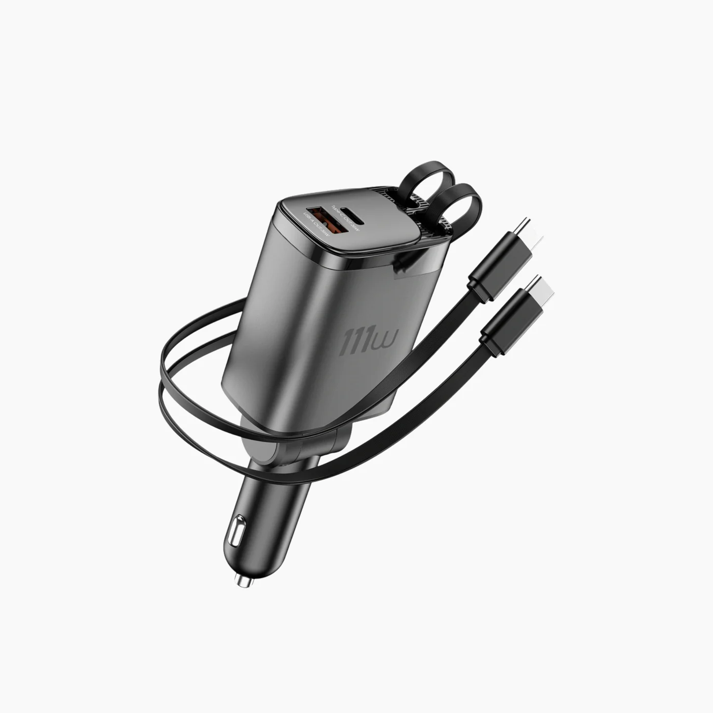 WiWU WI-CC034 Helix Pro GaN Multi-Port Fast Car Charger (111W) - Image 2