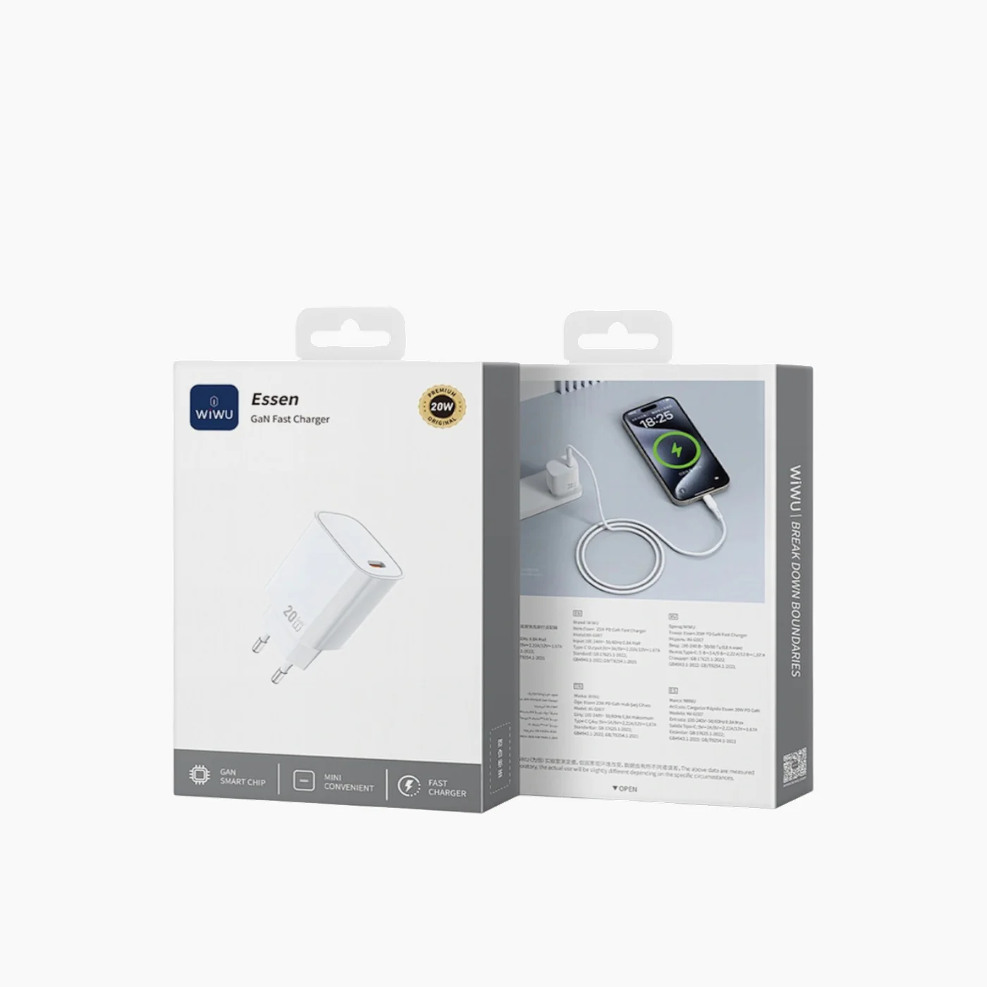 WiWU Wi-G007 Essen GaN Fast Charger Adapter - Image 2