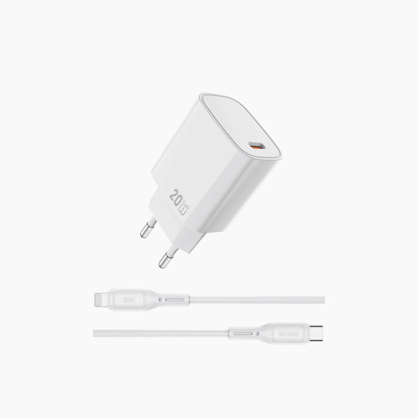 WiWU Wi-G007 Essen GaN Fast Charger Combo Adapter