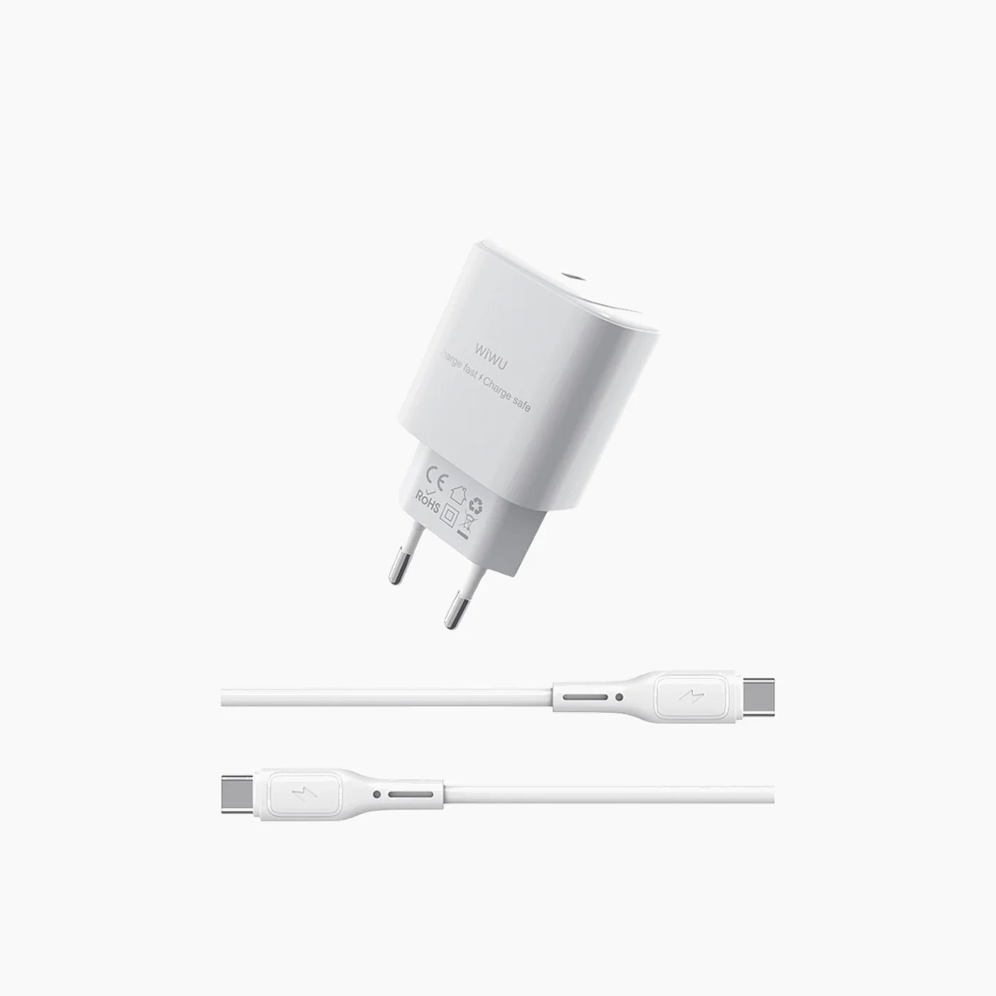 WiWU Wi-G008 Essen GaN Fast Charger Adapter - Image 2