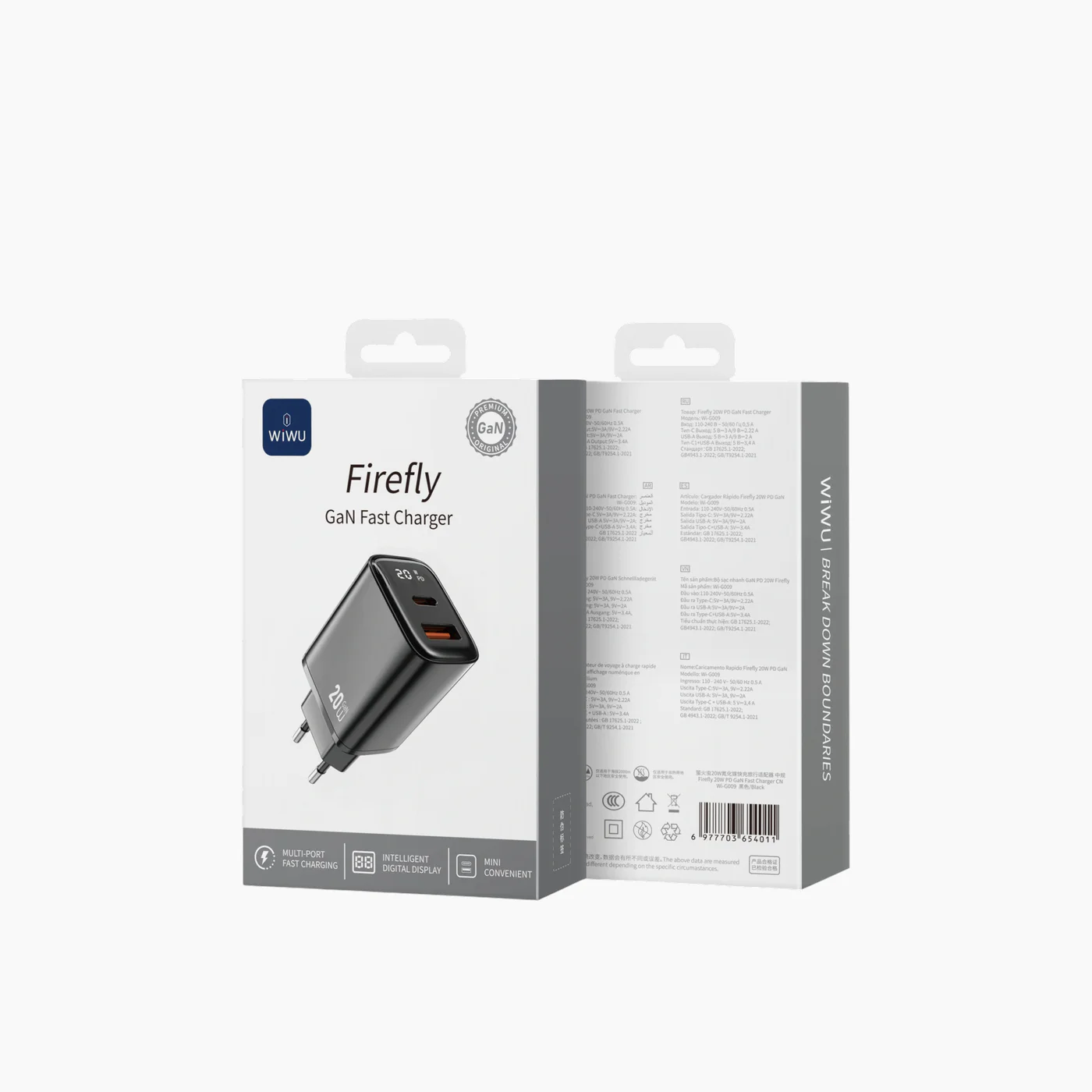 WiWU Wi-G009 Firefly GaN Fast Charger Adapter 20W - Image 2