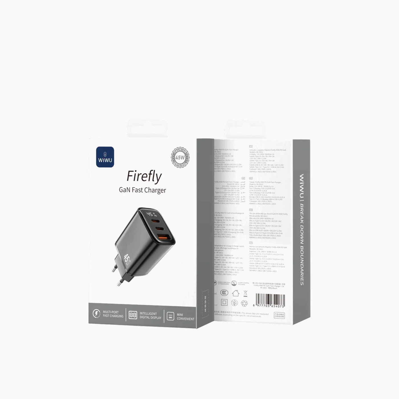WiWU Wi-G011 Firefly PD GaN Fast Charger Adapter - Image 2