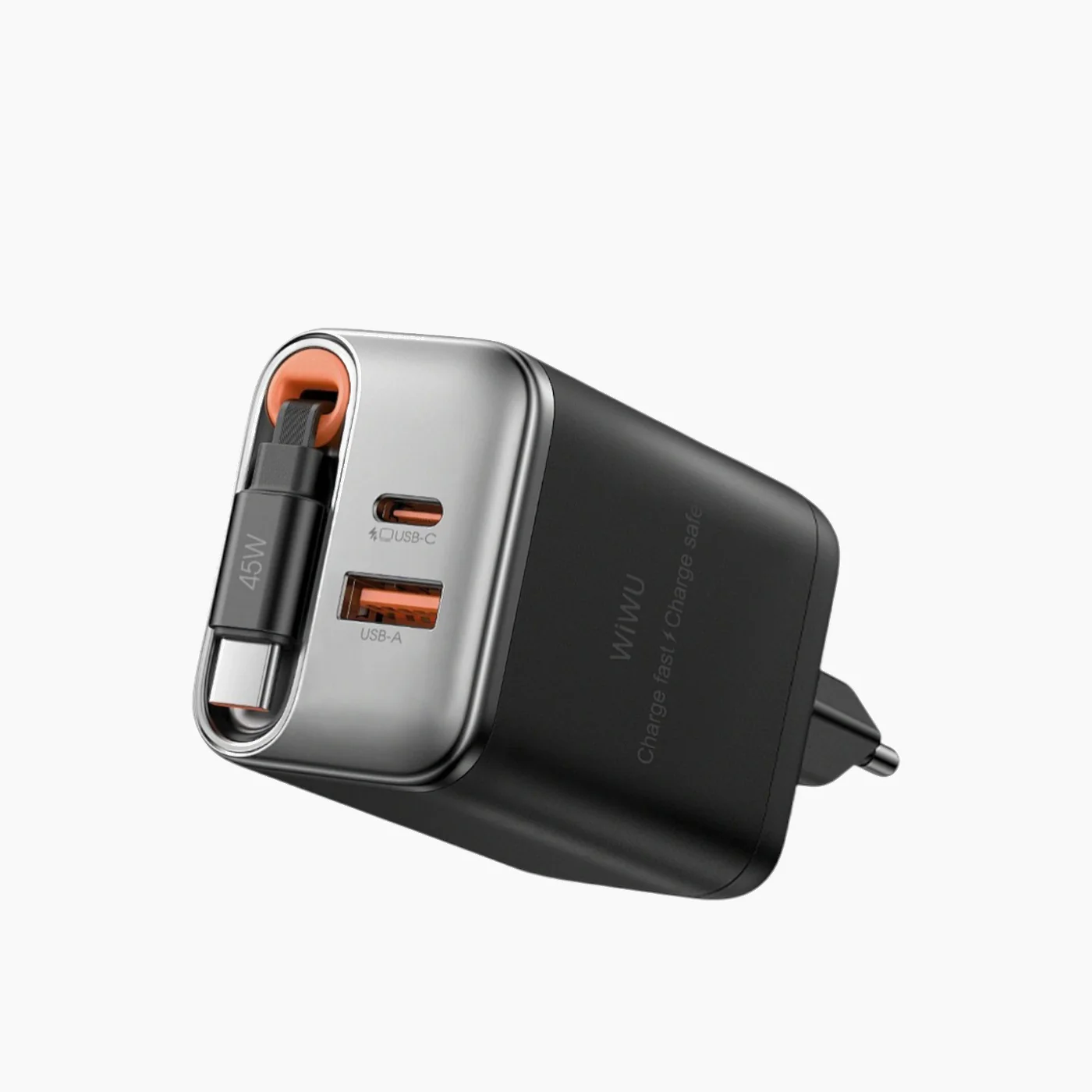 WiWU Wi-G021 Helix GaN USB-C Fast Charger Adapter