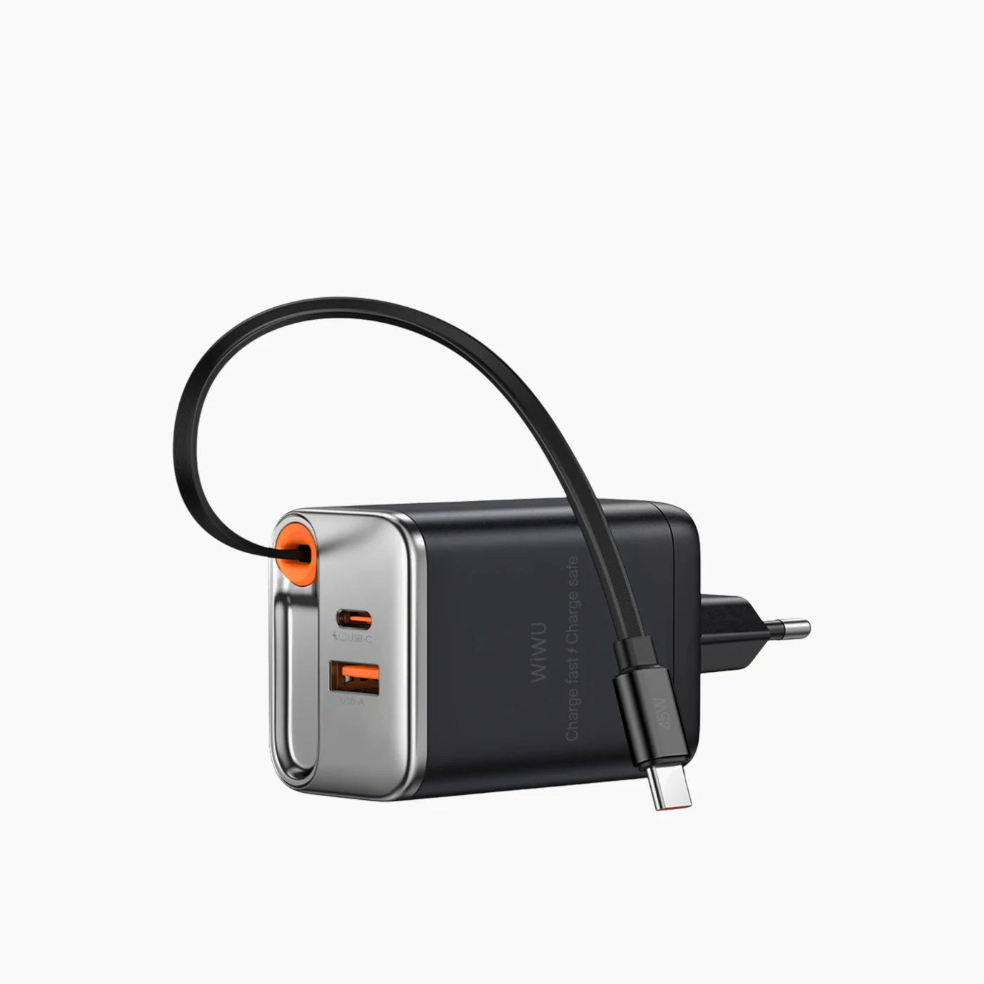 WiWU Wi-G021 Helix GaN USB-C Fast Charger Adapter - Image 2