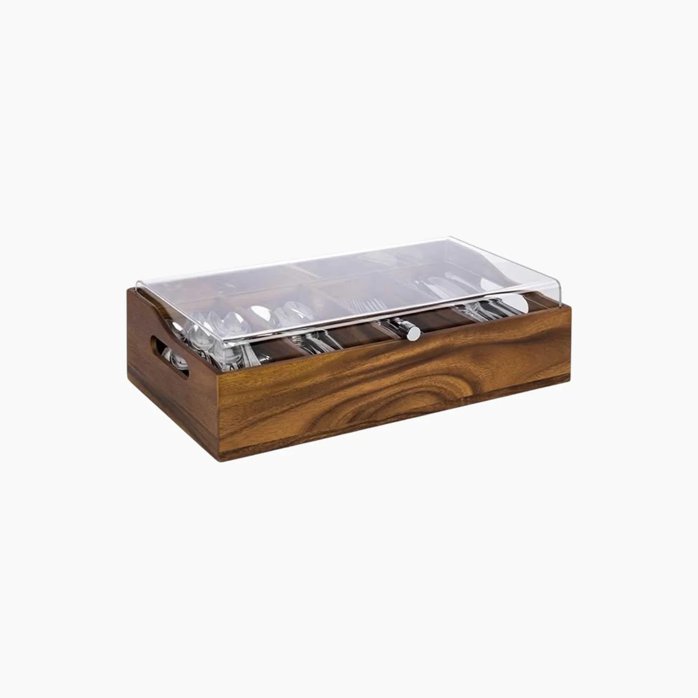 Aps Wood Cutlery Box - Image 2