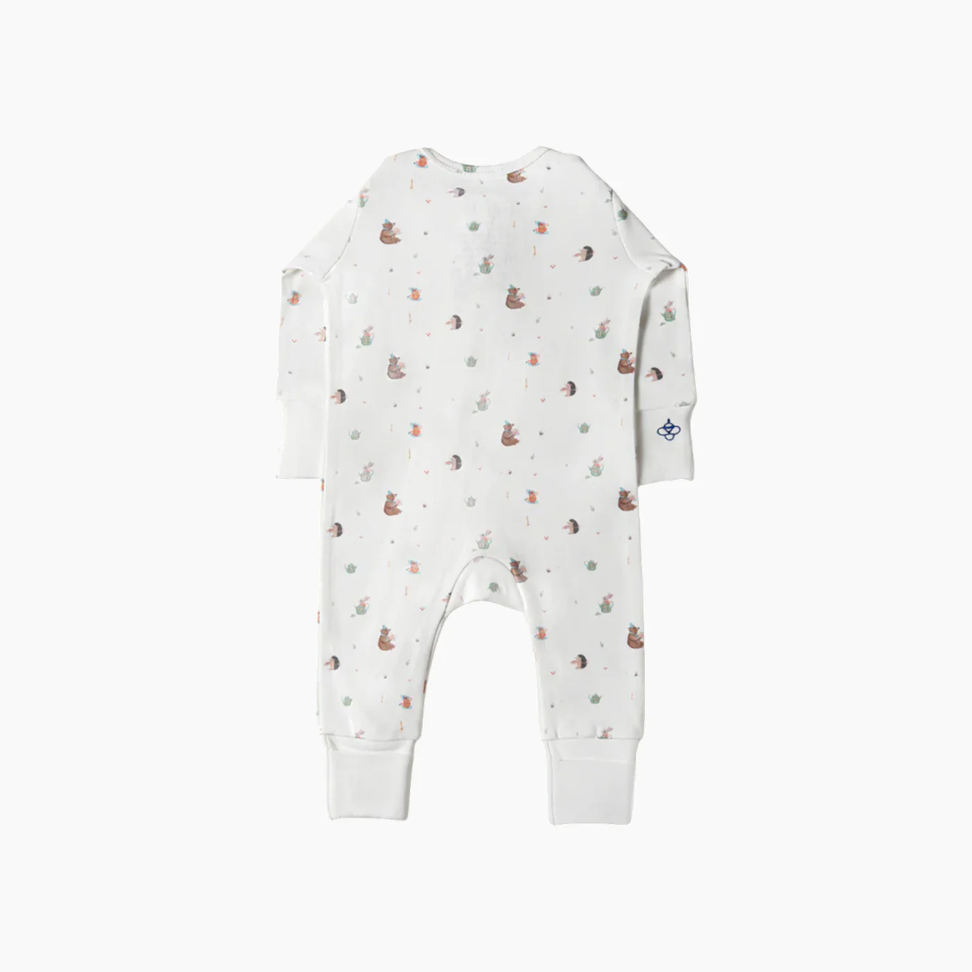 Snugbeenightwear Woodland cotton sleepsuit with adorable woodland animals - Image 2