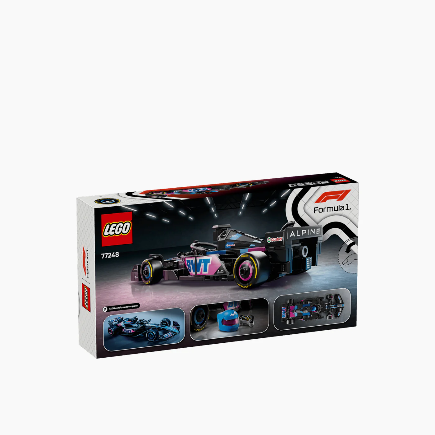 LEGO BWT Alpine F1 Team A524 Race Car- 258 Pcs - Image 2