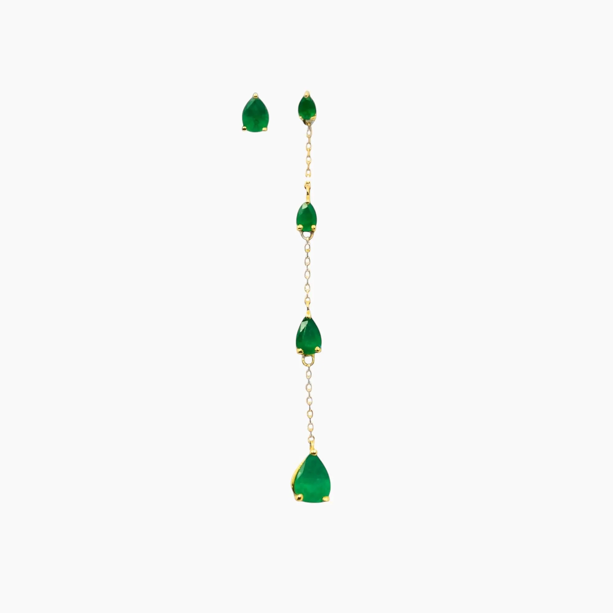 Nadine Shami Yellow Gold Emerald - Image 2