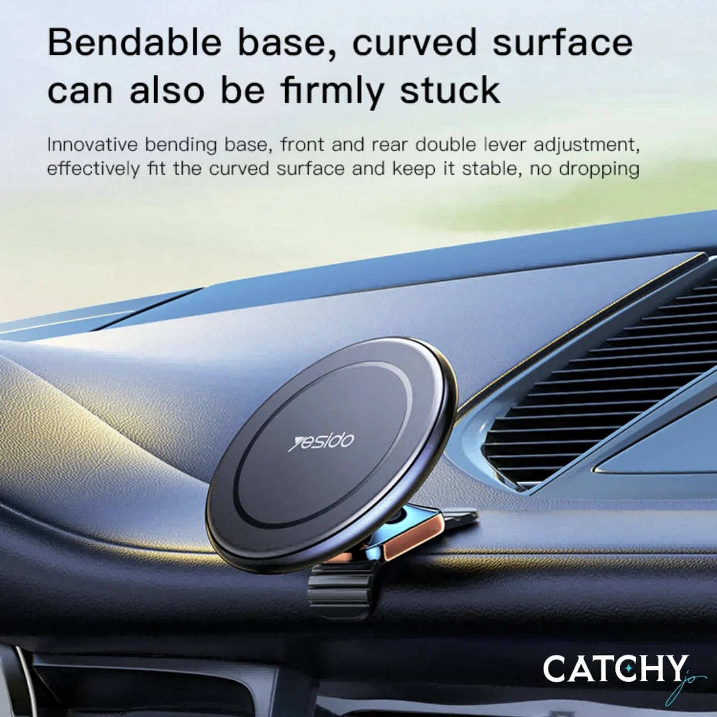 YESIDO C126 Magnetic Car Phone Holder - Image 2