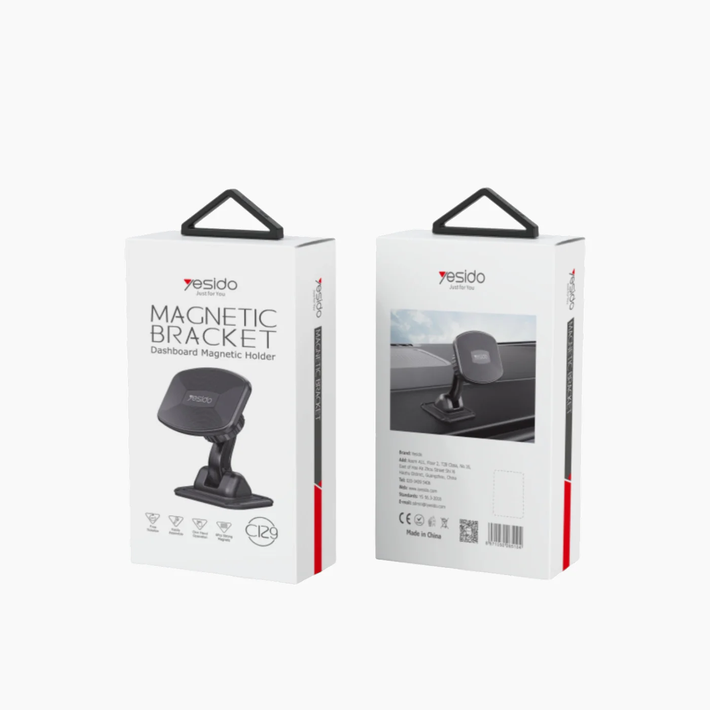 YESIDO C129 Magnetic 360 Degree Dashboard Car Phone Holder - Image 3