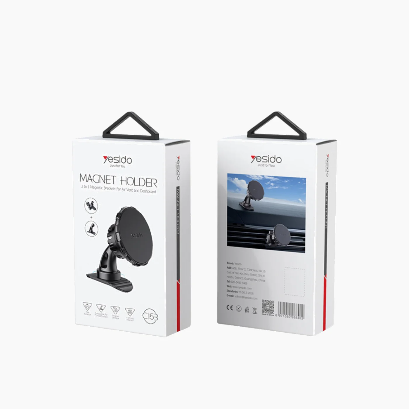 YESIDO C153 360 Degree Rotation Dashboard Car Phone Holder - Image 5