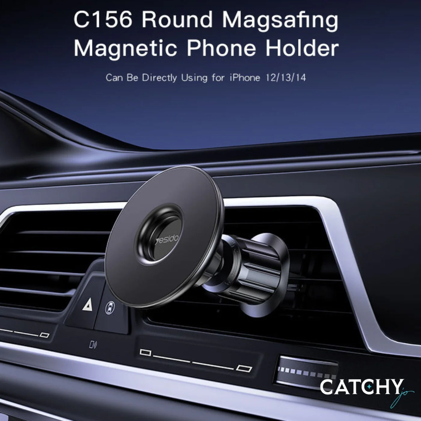 YESIDO C156 Magnetic Car Phone Holder - Image 3