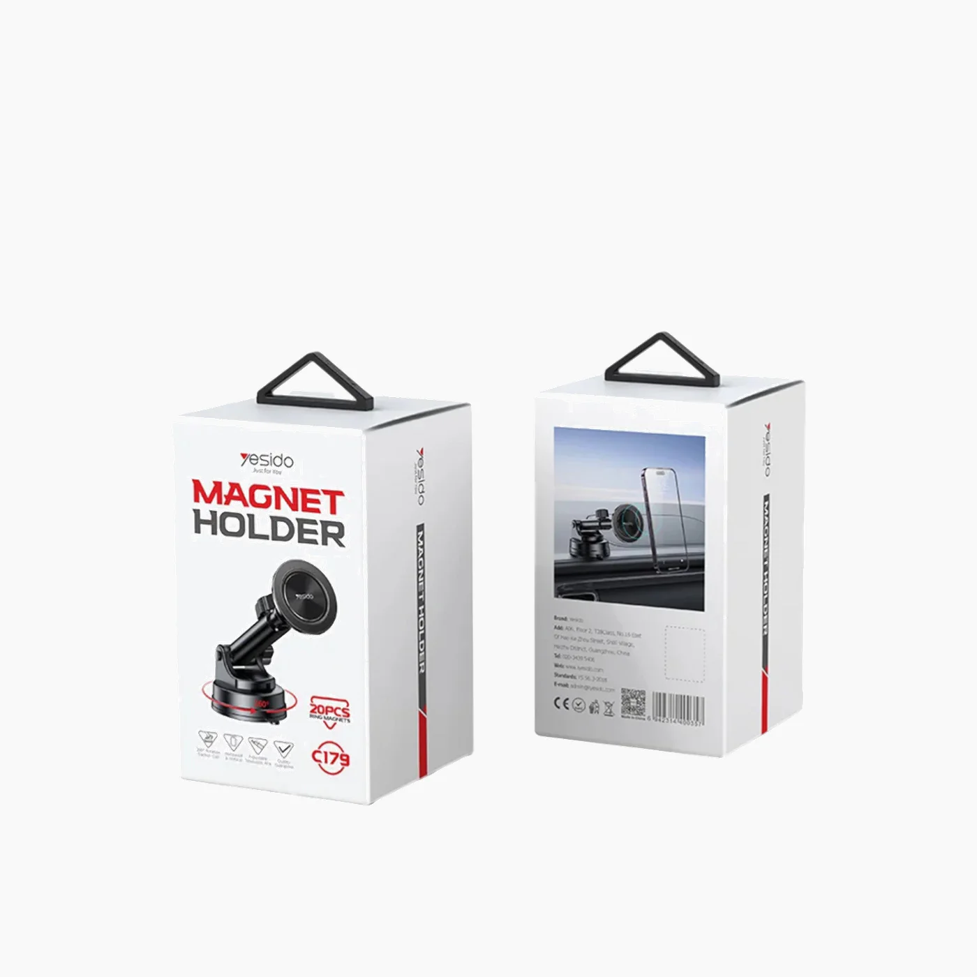 YESIDO C179 Magnetic Car Phone Holder - Image 4