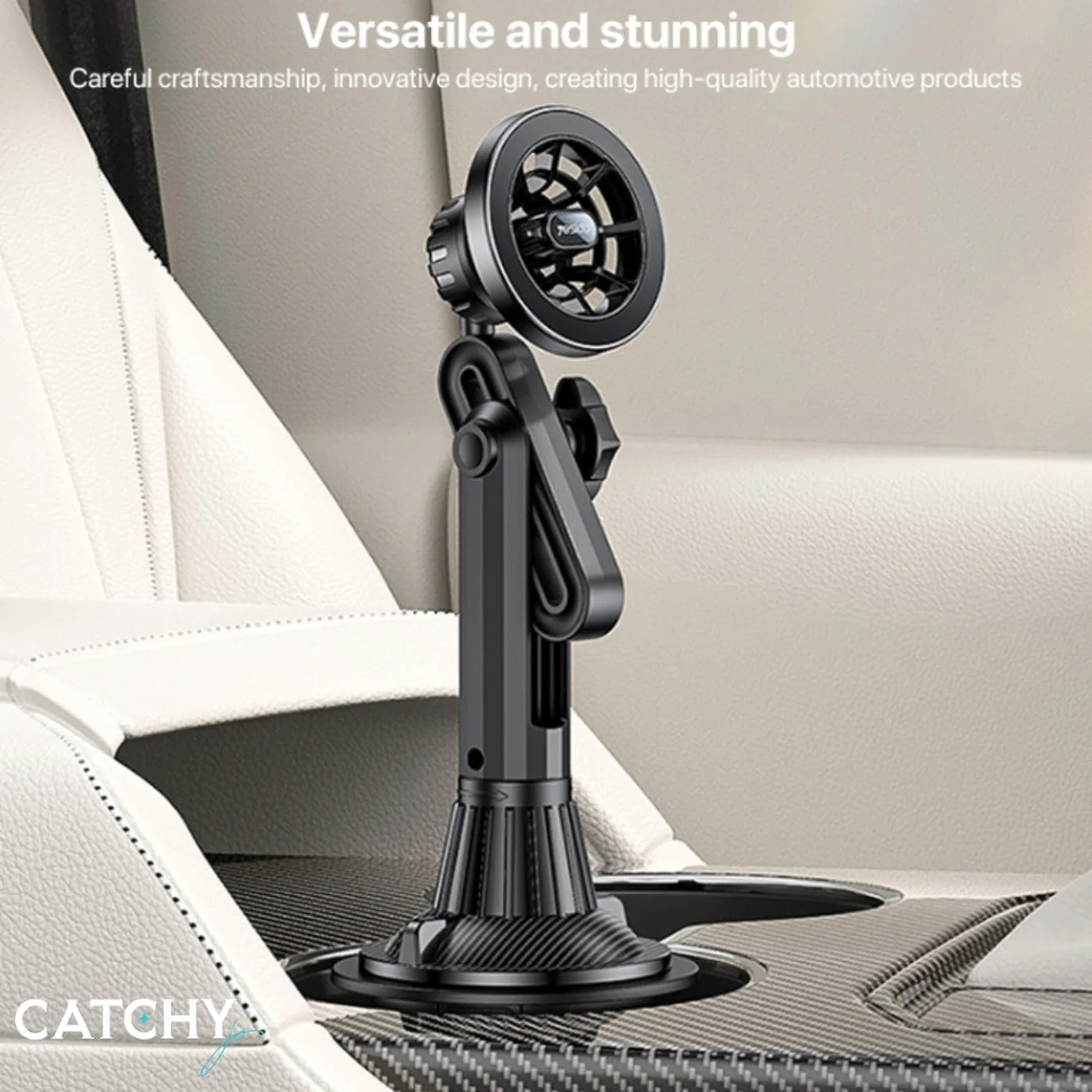 YESIDO C200 MagSafe Magnetic Adjustable Car Phone Holder - Image 2