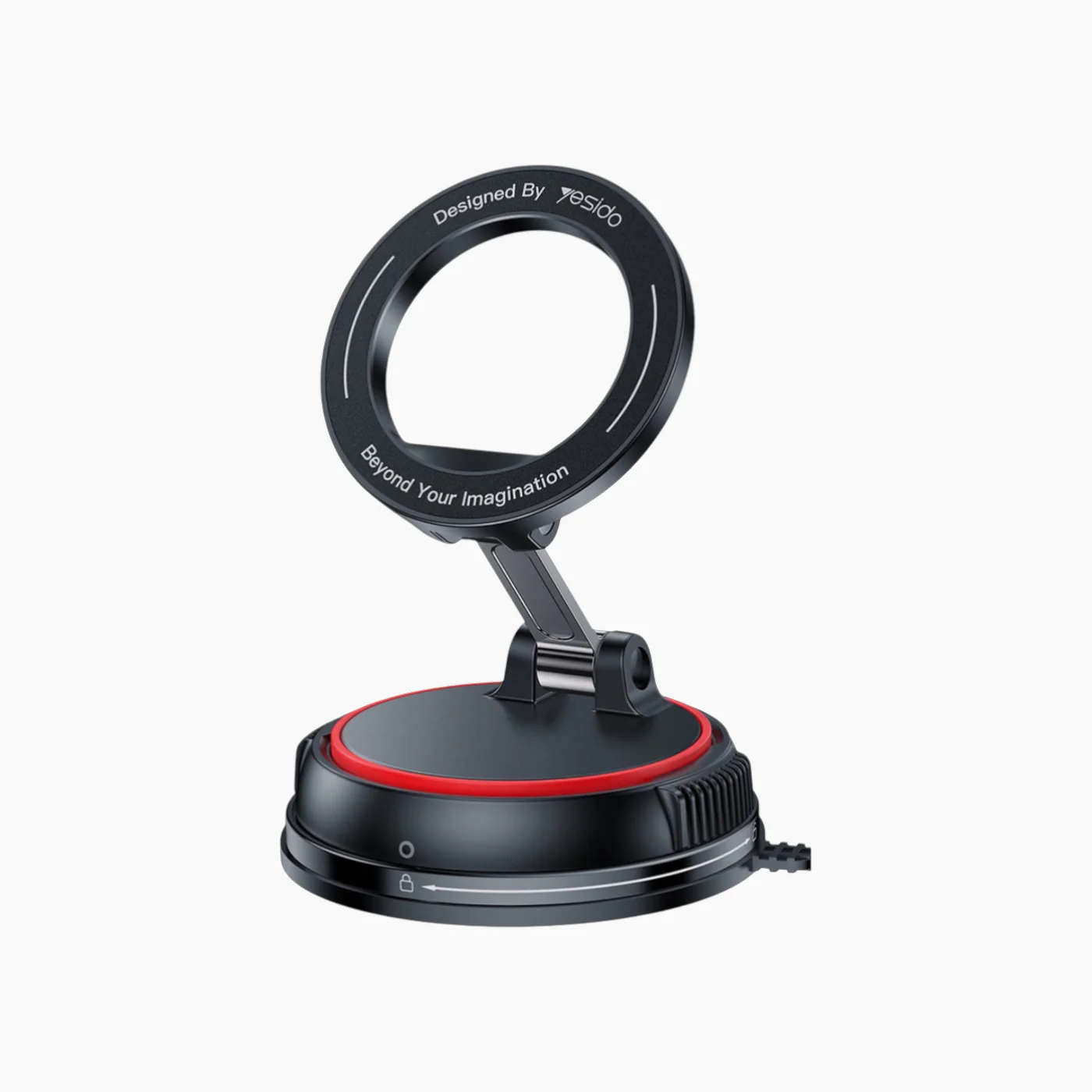 YESIDO C219 360 Rotation & Folding Zinc Magnetic Car Phone Holder