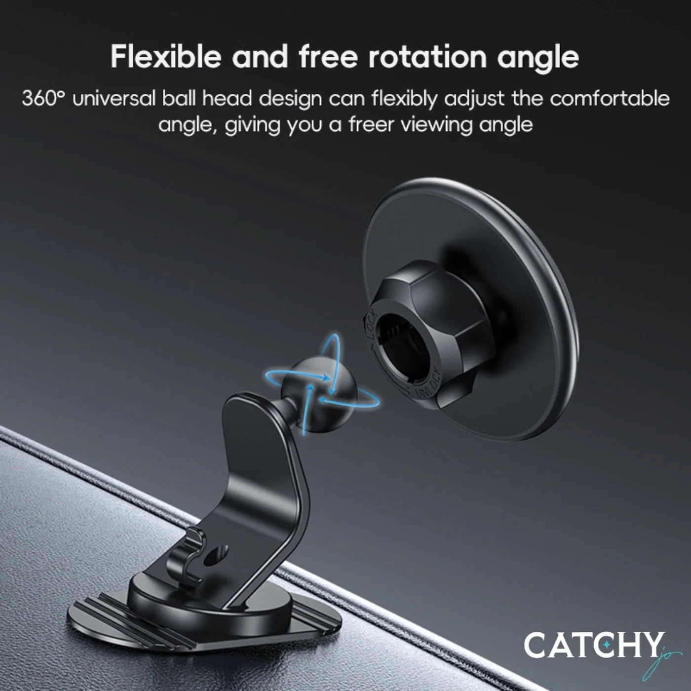 YESIDO C220 MagSafe Magnetic Car Phone Holder - Image 3