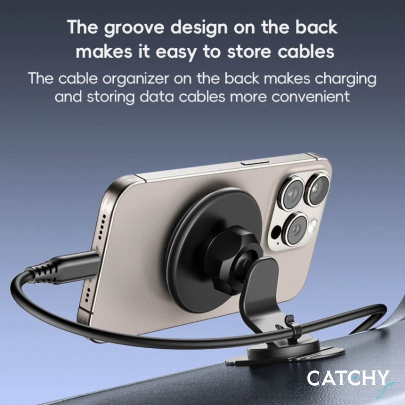 YESIDO C220 MagSafe Magnetic Car Phone Holder - Image 4