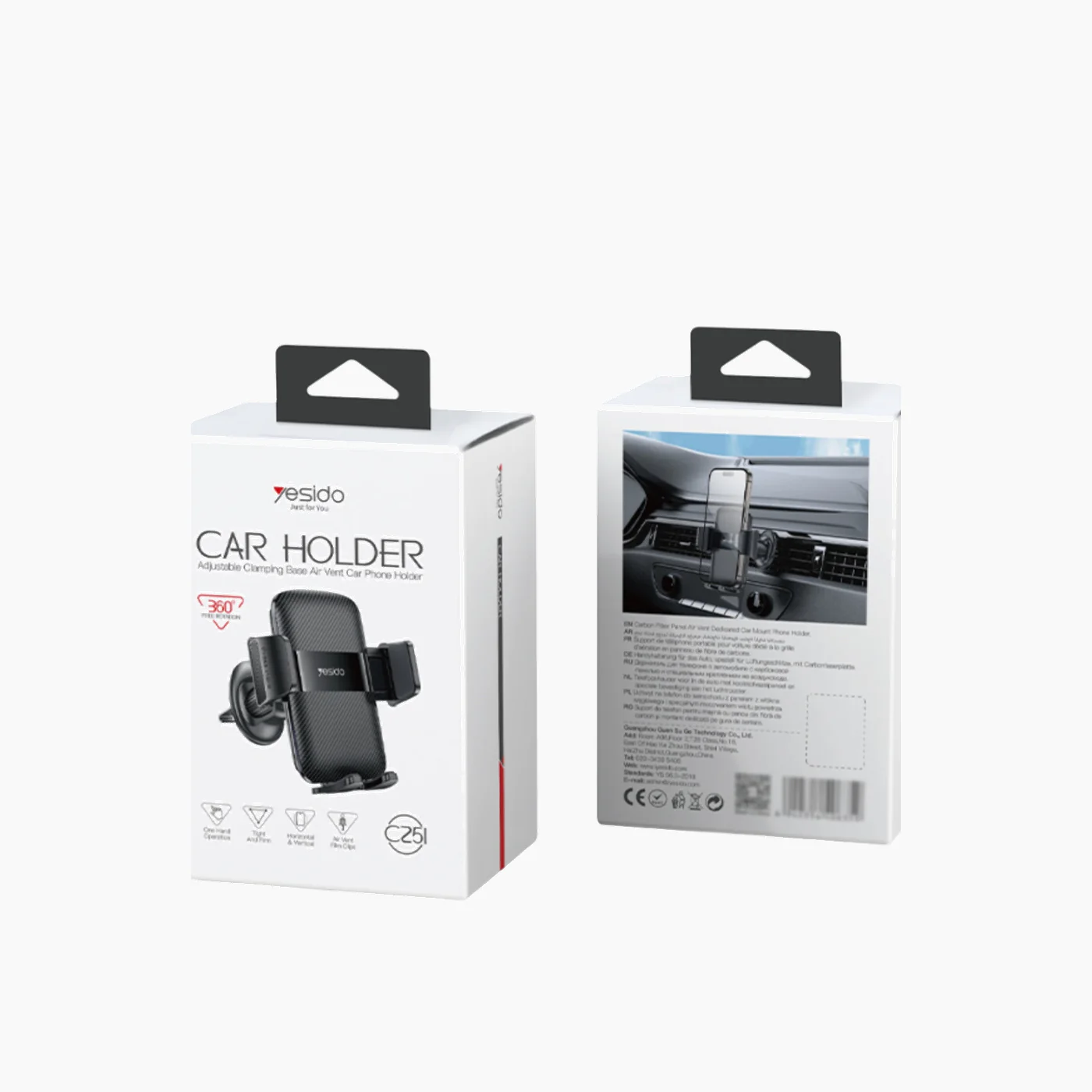YESIDO C251 Air Vent Car Phone Holder - Image 4