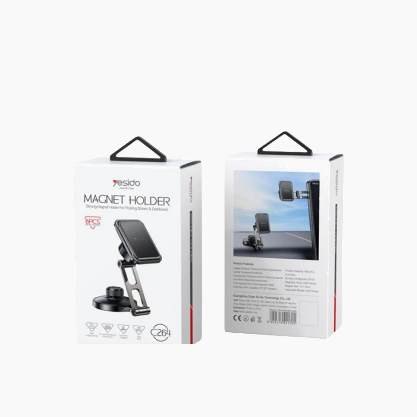 YESIDO C264 Magnetic Mobile Car Phone Holder - Image 3