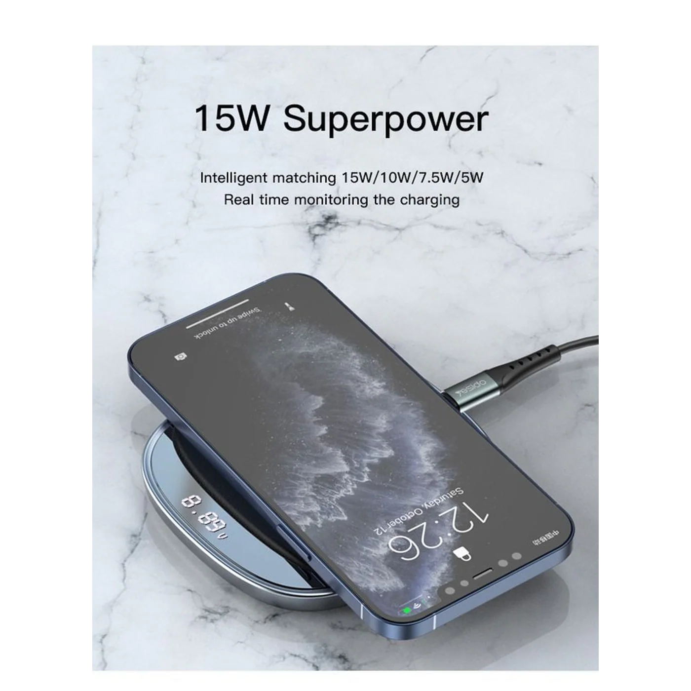 Yesido DS11 Wireless Charger - Image 6