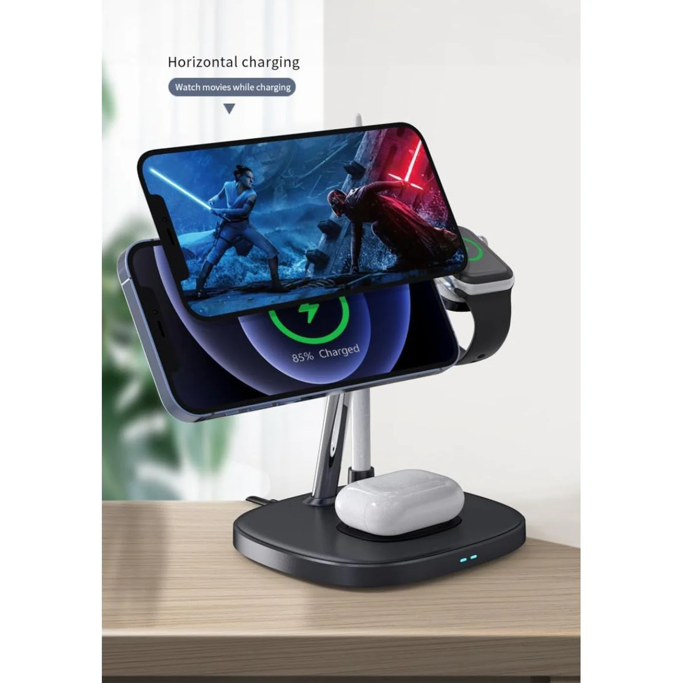 Yesido DS12 4-in-1 Magnetic Wireless Charger Stand - Image 5