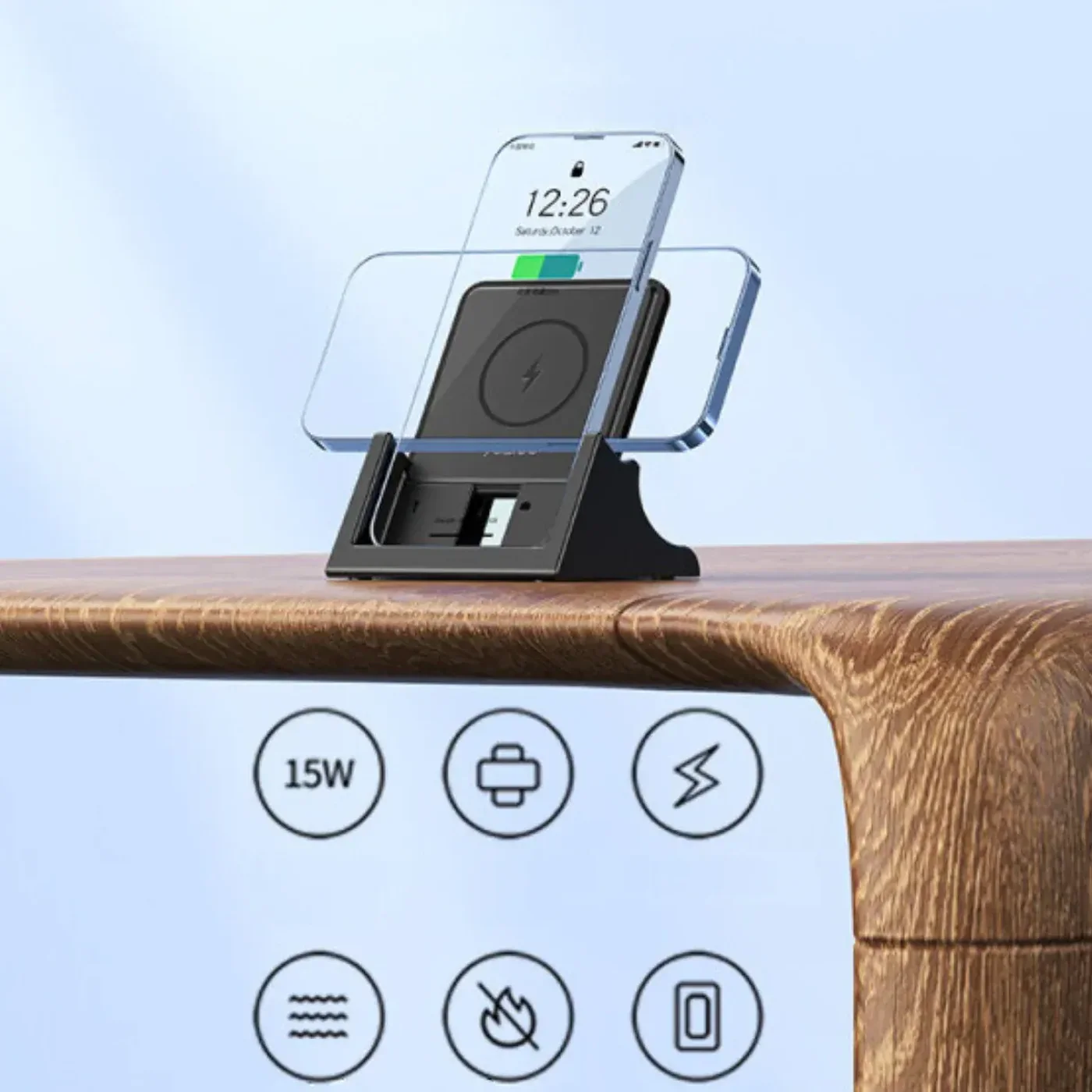 Yesido DS15 Desktop Wireless Charger - Image 4