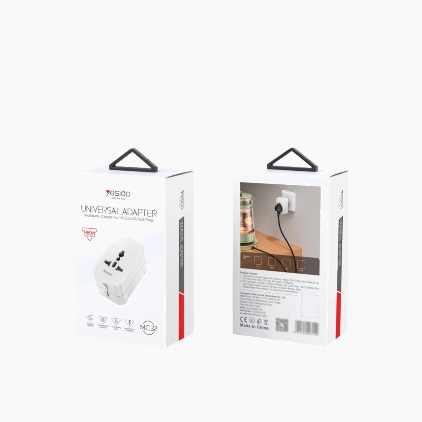 YESIDO MC32 Universal Charging Adapter - Image 5