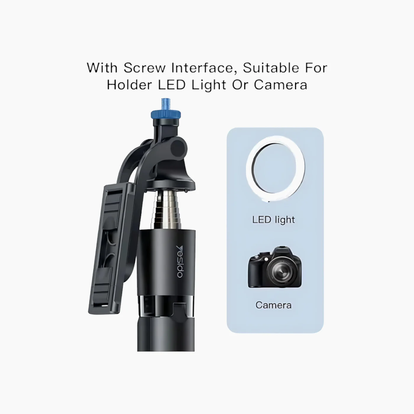 YESIDO SF11 Bluetooth Selfie Stick - Image 2