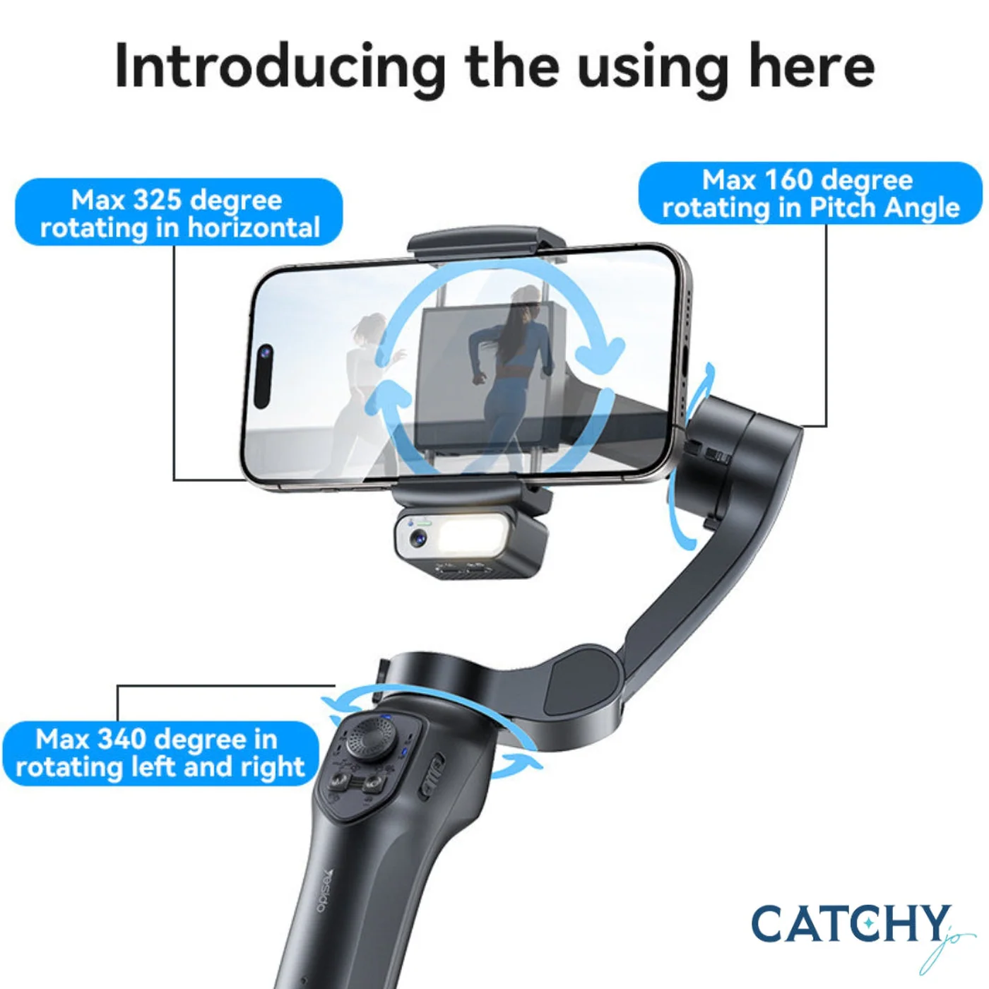 YESIDO SF21 Phone Gimbal Stabilizer - Image 2
