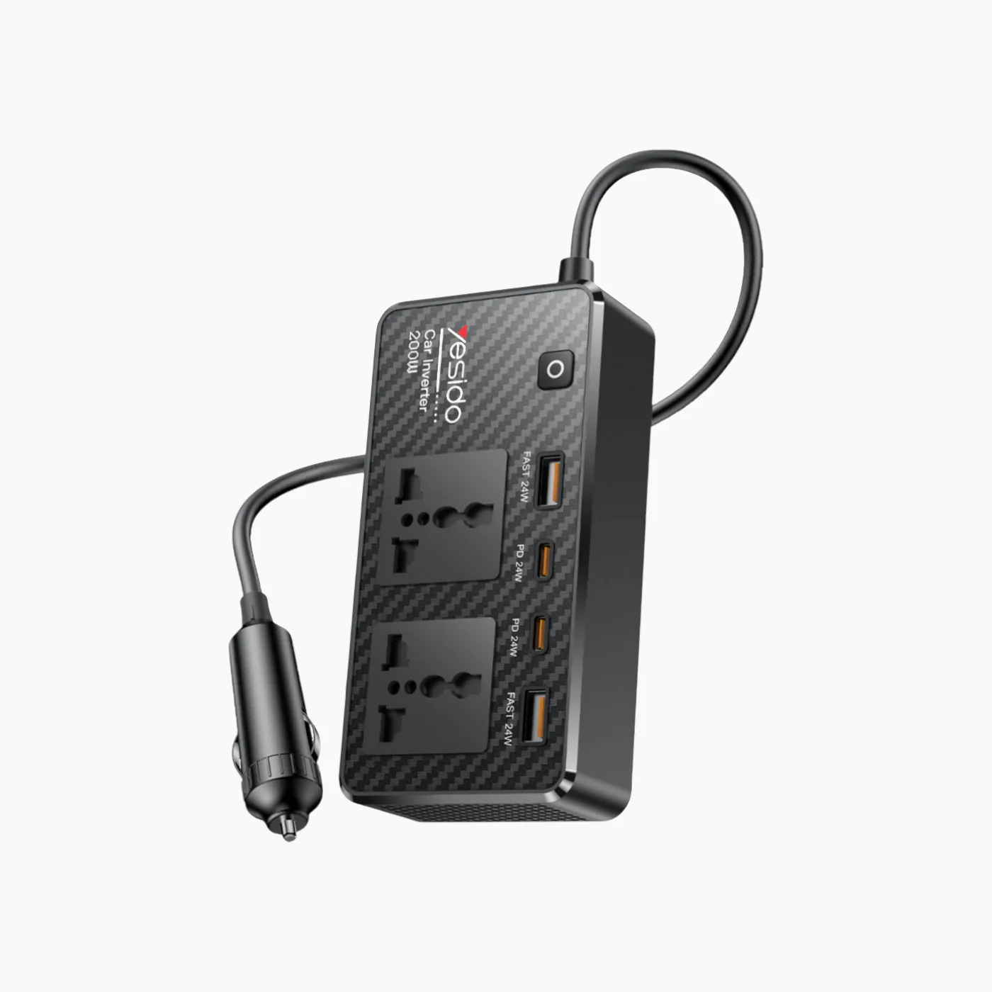 YESIDO VC07 Car Charger Inverter (200W)