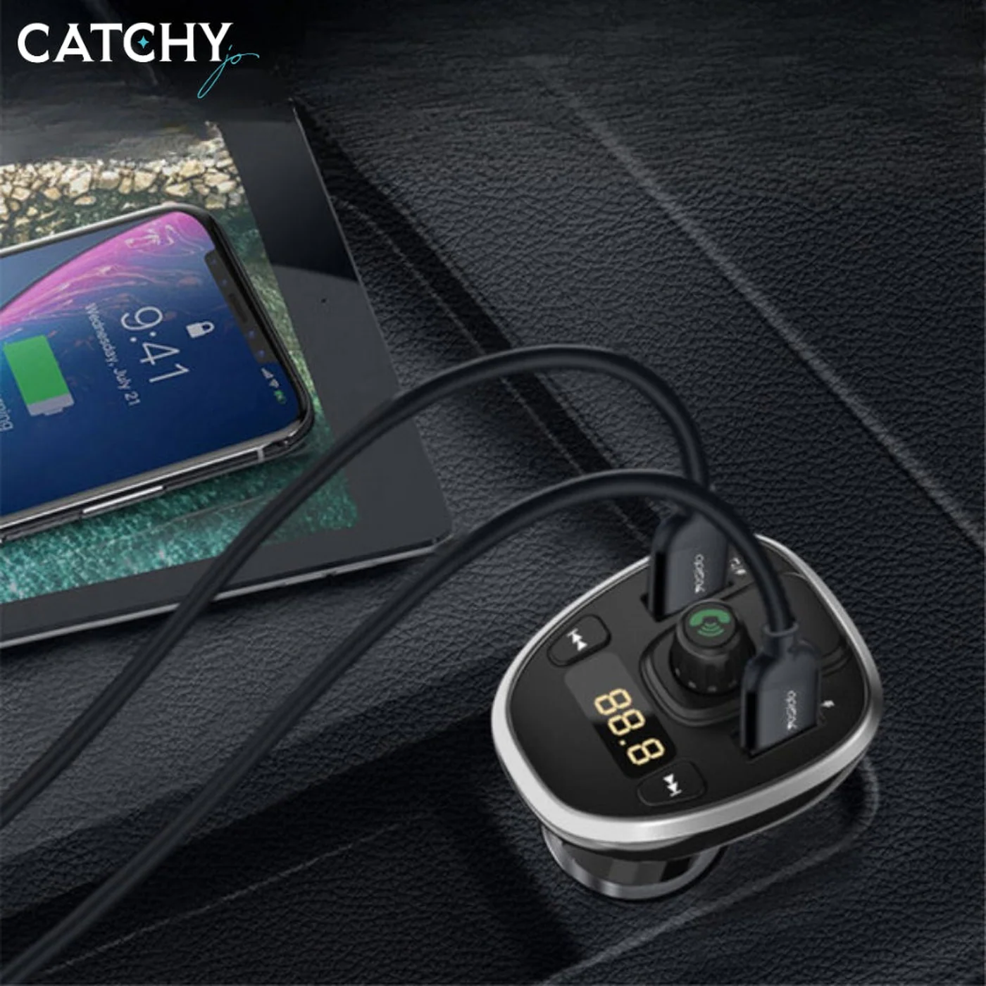 YESIDO Y39 Dual USB Fast Car Charger - Image 4