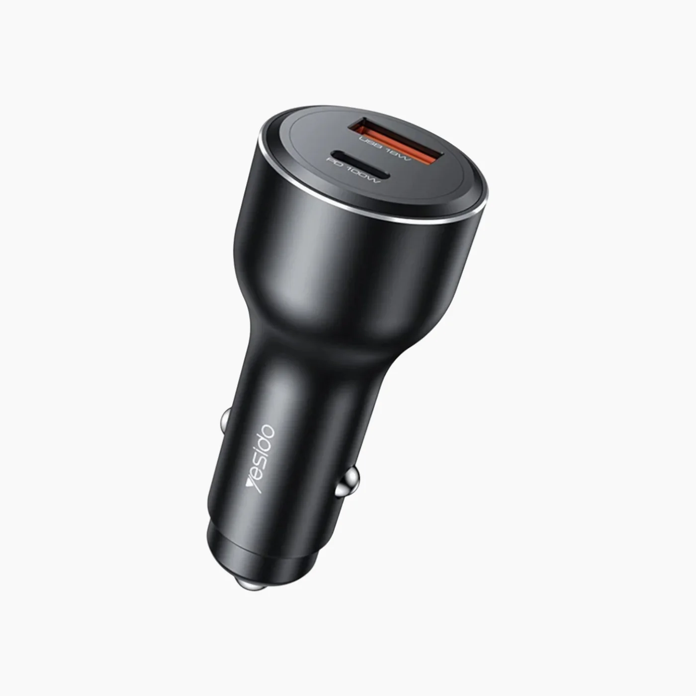 YESIDO Y65 USB+Type-C Dual Port Car Charger