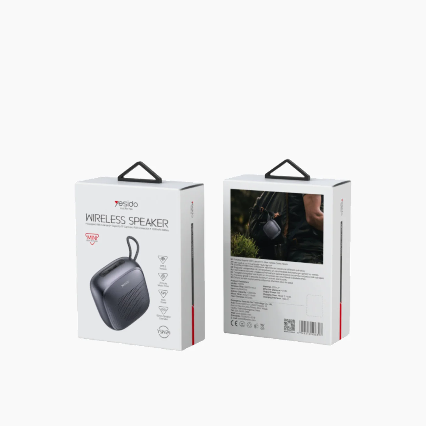 YESIDO YSW24 Mini Portable Wireless Speaker - Image 4