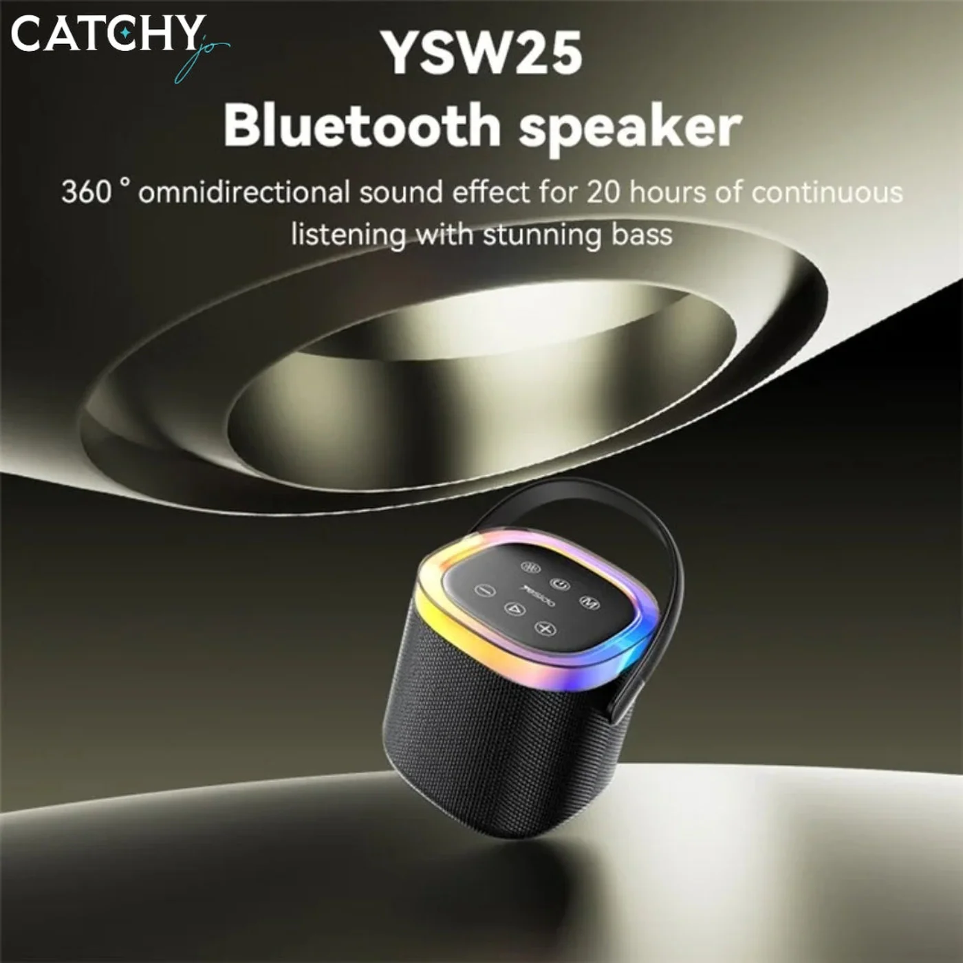 YESIDO YSW25 Waterproof Bluetooth Speaker (1800mAh) - Image 2