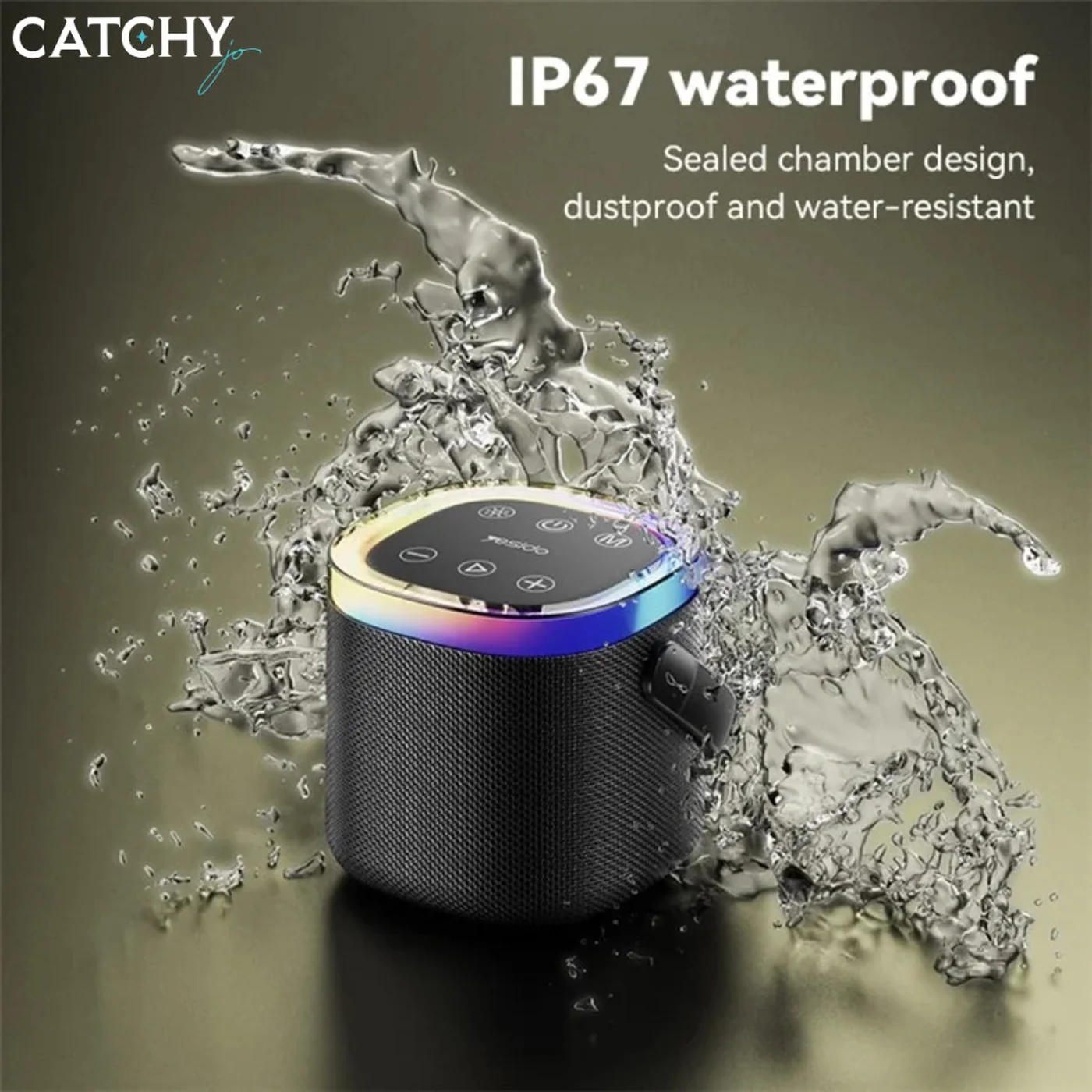 YESIDO YSW25 Waterproof Bluetooth Speaker (1800mAh) - Image 3