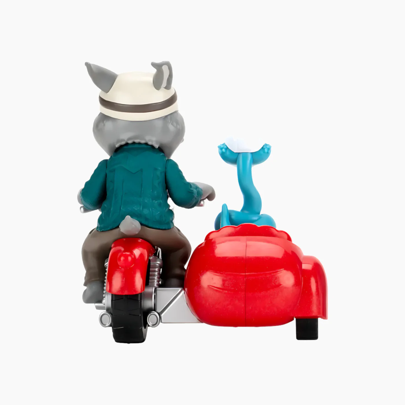 JAZWARES Zootopia- Little Vehicle with Figure- Pawbert the Lynx with Gary Snake