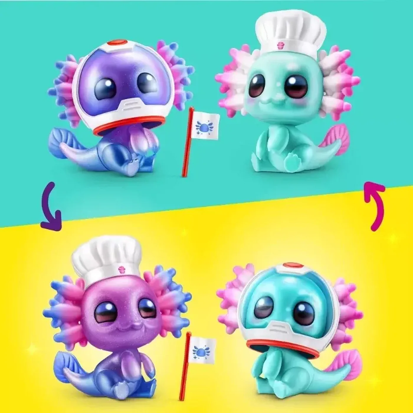 Zuru 5 Surprise A-Lot-A Axolotls Capsule Series 1- Gravity Pdq - Image 6
