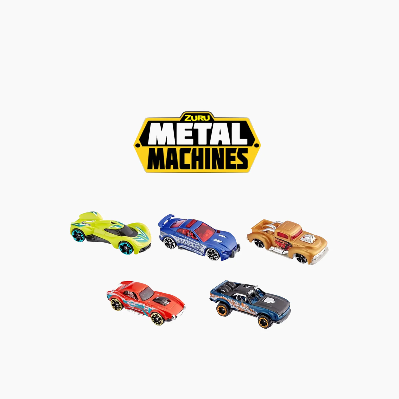 Zuru Metal Machines Diecast Cars 5 Pack- Assortment - Image 6