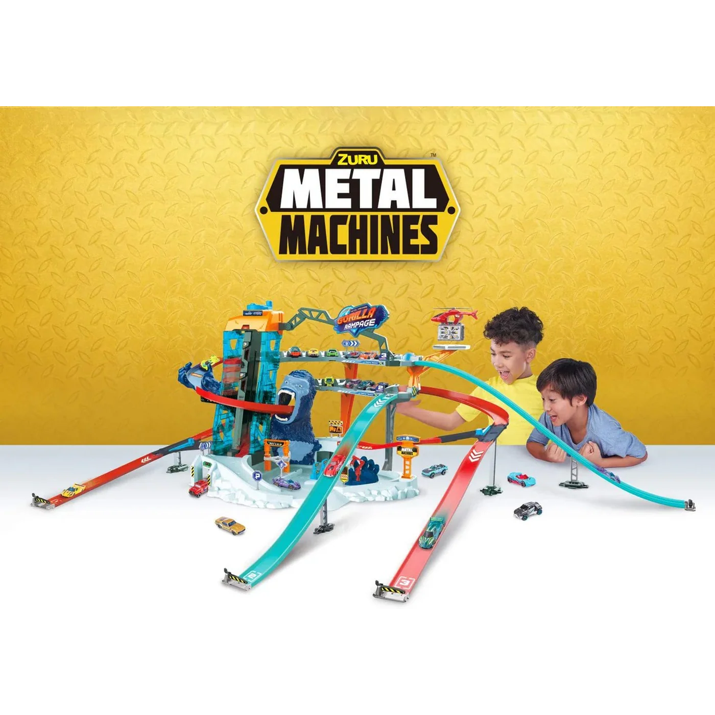 Zuru Metal Machines Gorilla Rampage Garage Playset - Image 5