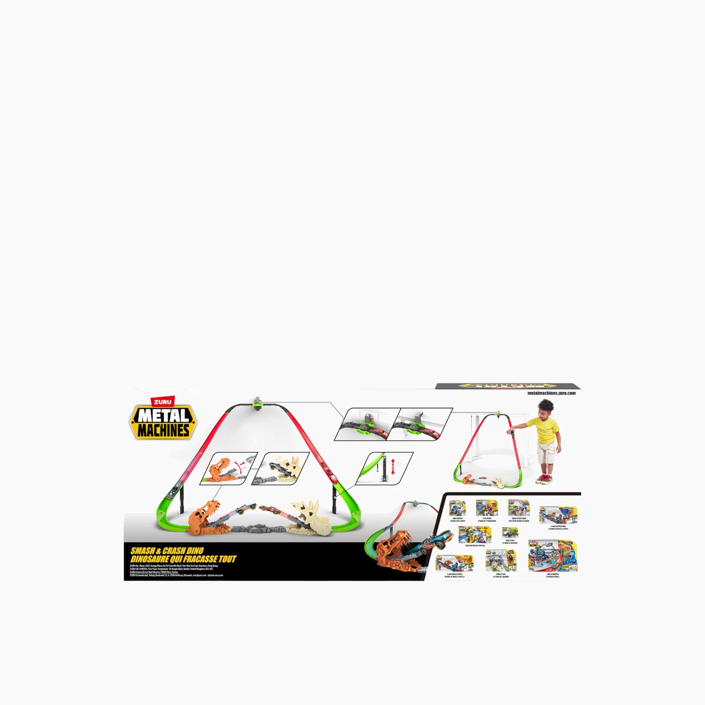 Zuru Metal Machines Smash And Crash Dino Playset Series 1 - Image 3