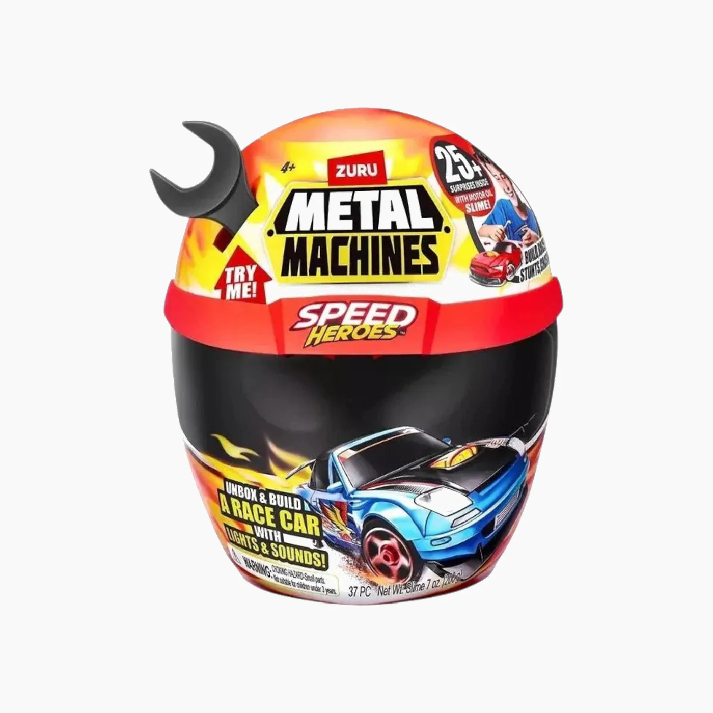 Zuru Metal Machines Speed Heroes Helmet Playset Series 1