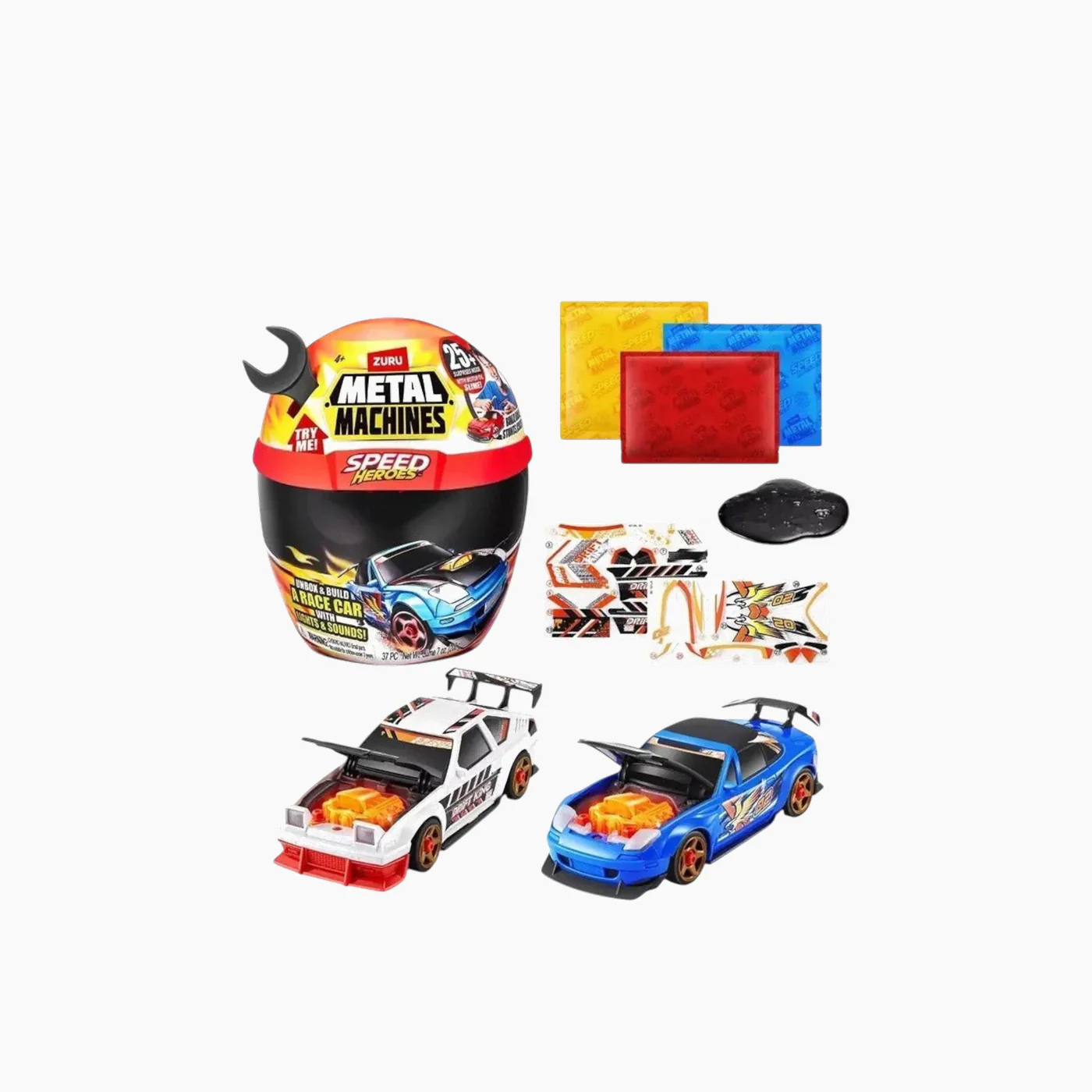 Zuru Metal Machines Speed Heroes Helmet Playset Series 1 - Image 3