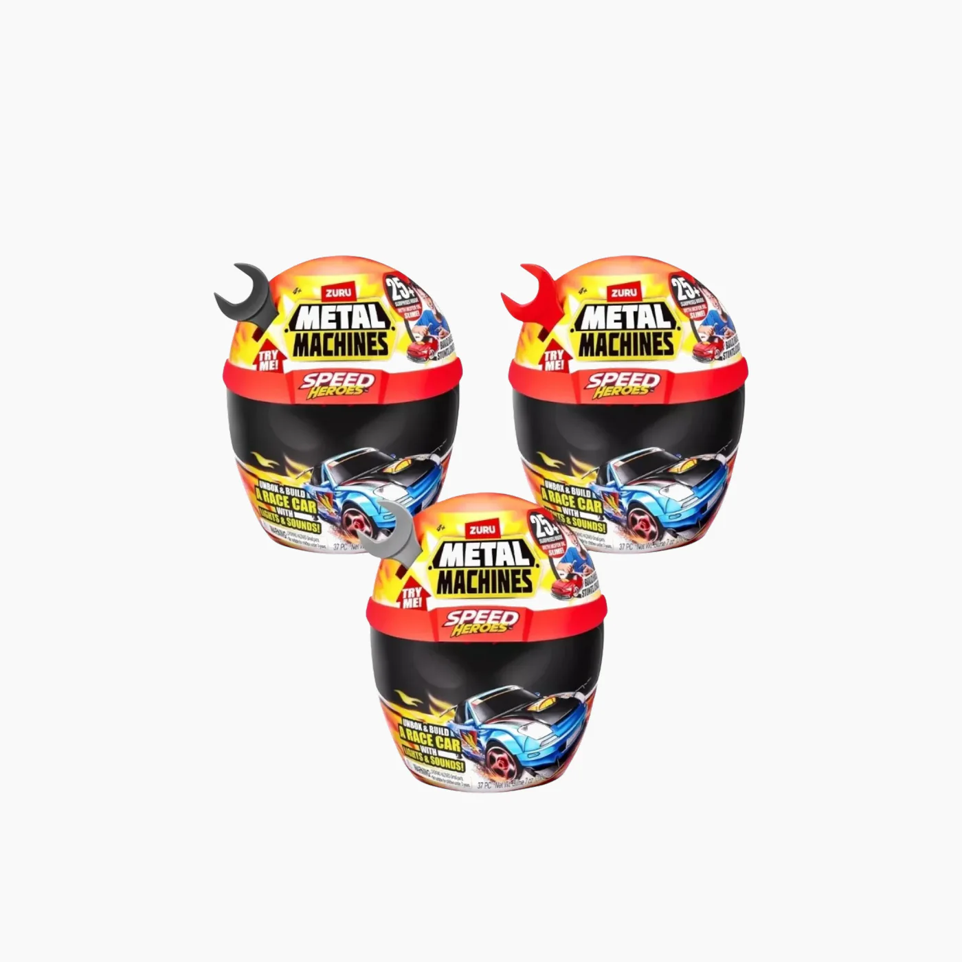 Zuru Metal Machines Speed Heroes Helmet Playset Series 1 - Image 6