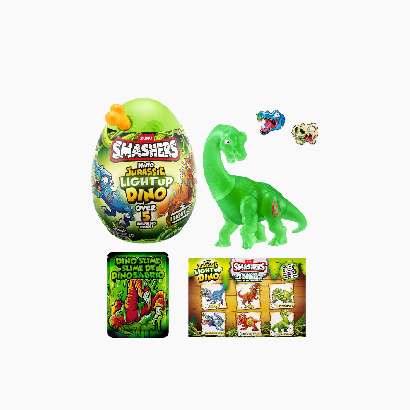 Zuru Smashers Nano Jurassic Light Up Dino Egg - Image 5