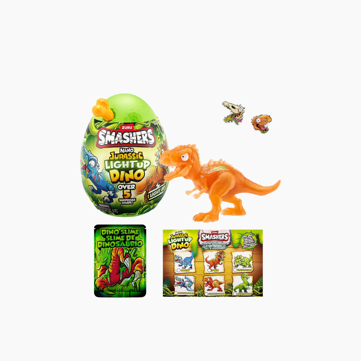 Zuru Smashers Nano Jurassic Light Up Dino Egg - Image 7
